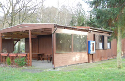 Vereinshütte auf der Bogensportanlage