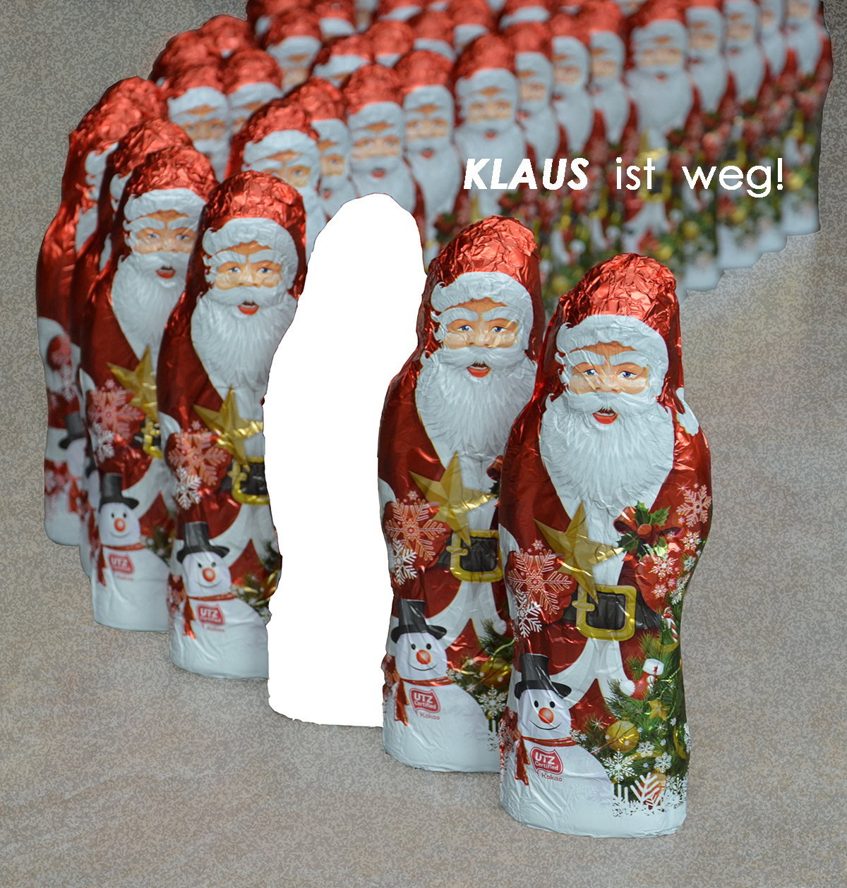 uups - Klaus ist weg!