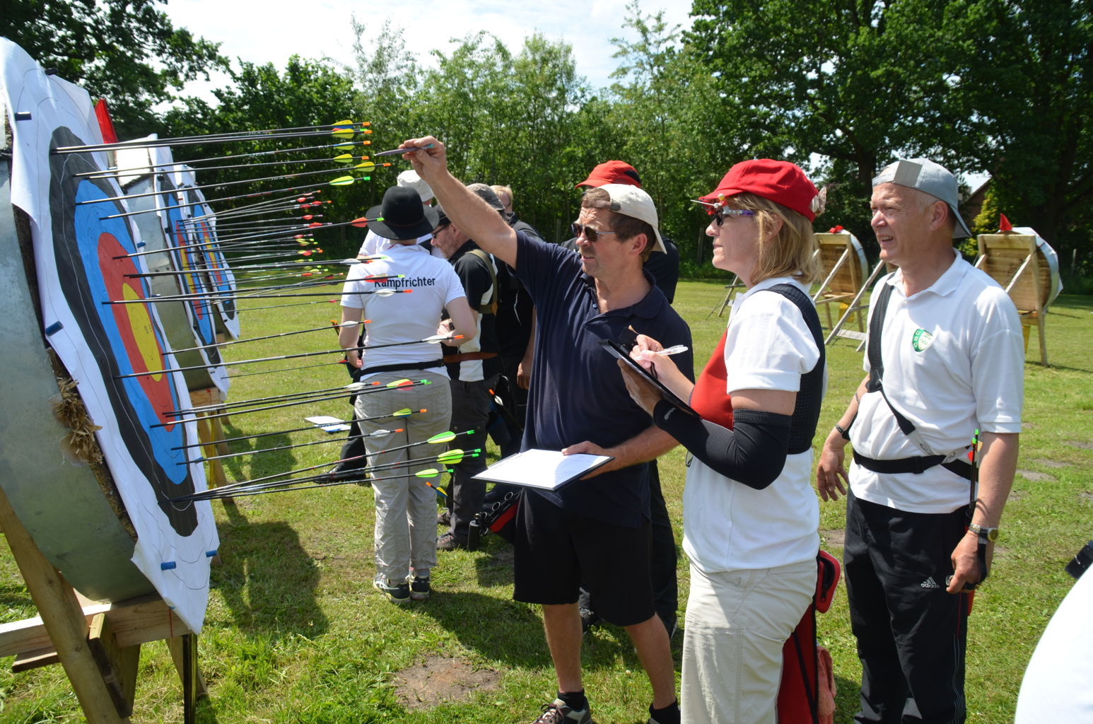 auf 60 m: Birgit und Reiner