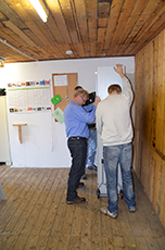 alte Schränke kamen heraus