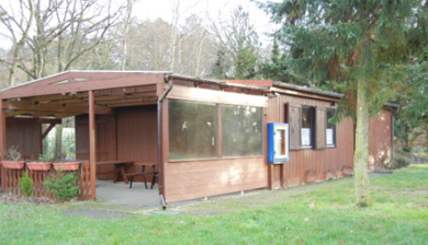 Vereinshütte auf der Bogensportanlage Hochfeldstraße